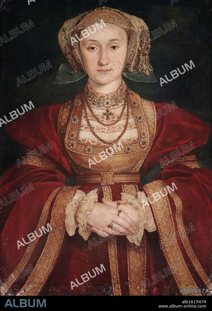 HANS HOLBEIN EL JOVEN. Anne of Cleves   Hans Holbein, the Younger 1(497-1543/German)   Muse du Louvre, Paris.