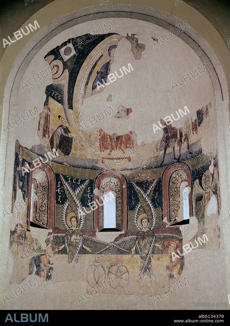ABSIDE DE SANTA MARIA D'ANEU - ROMANICO CATALAN - FINALES DEL SIGLO XI.