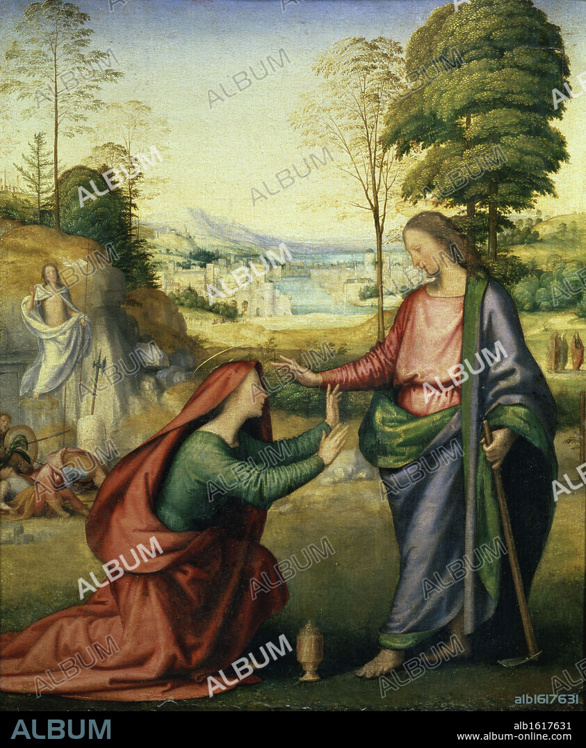 FRA BARTOLOMEO. Noli Me Tangere   Fra Bartolommeo (1472-1517 Italian)   Musee du Louvre, Paris.