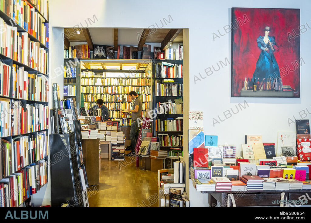 La Biblioteca de Babel, Carrer Arabí, Palma, Mallorca, balearic islands, Spain.