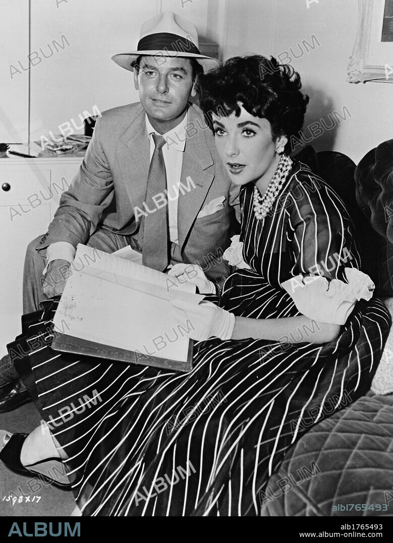 ELIZABETH TAYLOR and GIG YOUNG in THE GIRL WHO HAD EVERYTHING, 1953, directed by RICHARD THORPE. Copyright M.G.M.