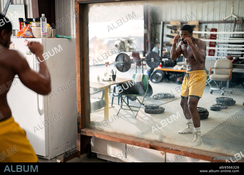 MICHAEL B. JORDAN in CREED III, 2023, directed by MICHAEL B. JORDAN. Copyright Metro-Goldwyn-Mayer (MGM).