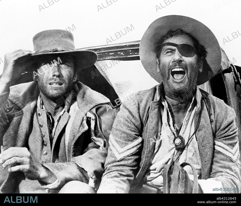 CLINT EASTWOOD and ELI WALLACH in GOOD, THE BAD AND THE UGLY, THE, 1966 (BUONO, IL BRUTTO, IL CATTIVO, IL), directed by SERGIO LEONE. Copyright PRODUZIONI EUROPEE ASSOCIATI.