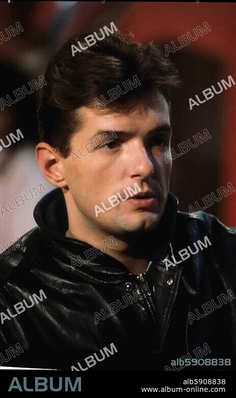 Falco (eigentl. Johann "Hans" Hölzel). österr. Pop-Rock-Sänger u. Musiker; 19.2.1957 Wien - 6.2.1998 bei Puerto Plata (Dominikanische Republik), verunglückt. Porträtaufnahme, 80er Jahre.