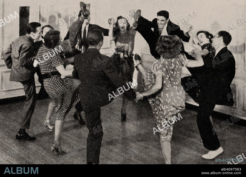 ANONYM. Swing Youth dancing to the song "Big Apple" in Berlin.