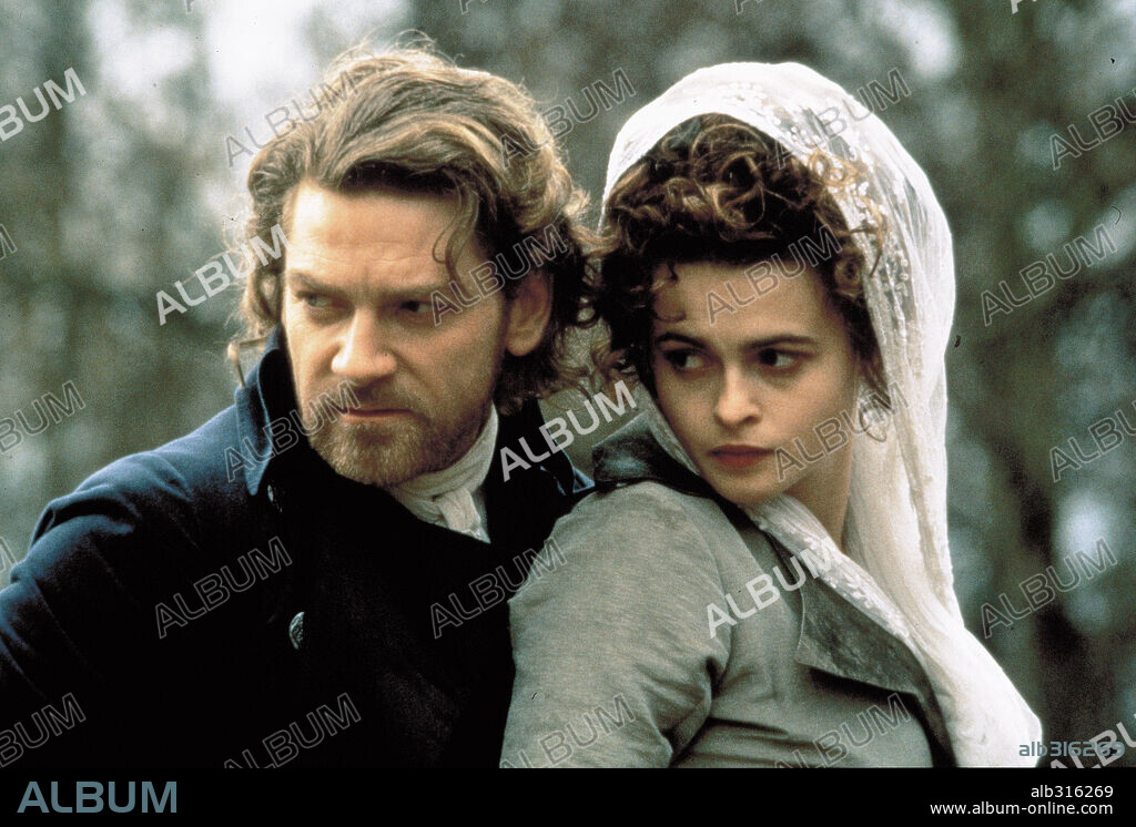 HELENA BONHAM CARTER y KENNETH BRANAGH en FRANKENSTEIN DE MARY SHELLEY, 1994 (FRANKENSTEIN), dirigida por KENNETH BRANAGH. Copyright TRI STAR PICTURES.