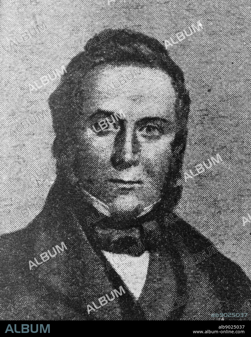 Portrait of James Broun-Ramsay, 1st Marquess of Dalhousie (1812-1860) a Scottish statesman, and a colonial administrator in British India. Dated 19th Century.