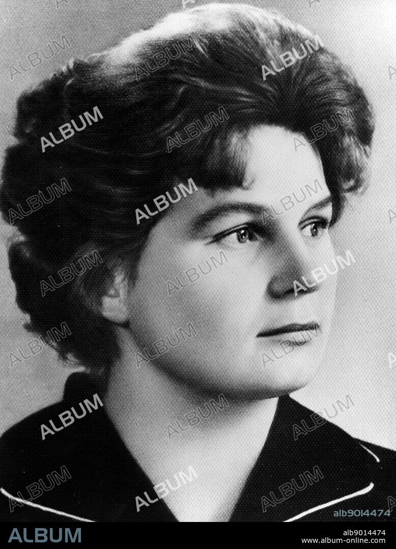 Photograph of Valentina Tereshkova (1937-) the first woman to have flown to space. Dated 20th Century.