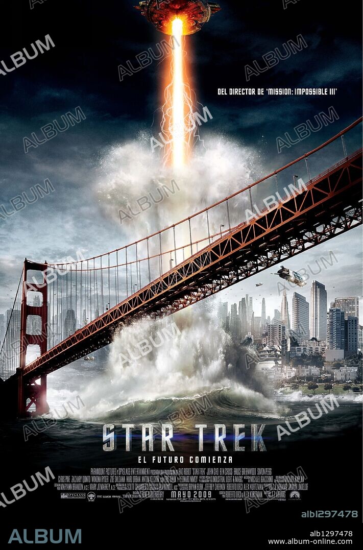 Poster of STAR TREK, 2009, directed by J. J. ABRAMS. Copyright PARAMOUNT PICTURES.