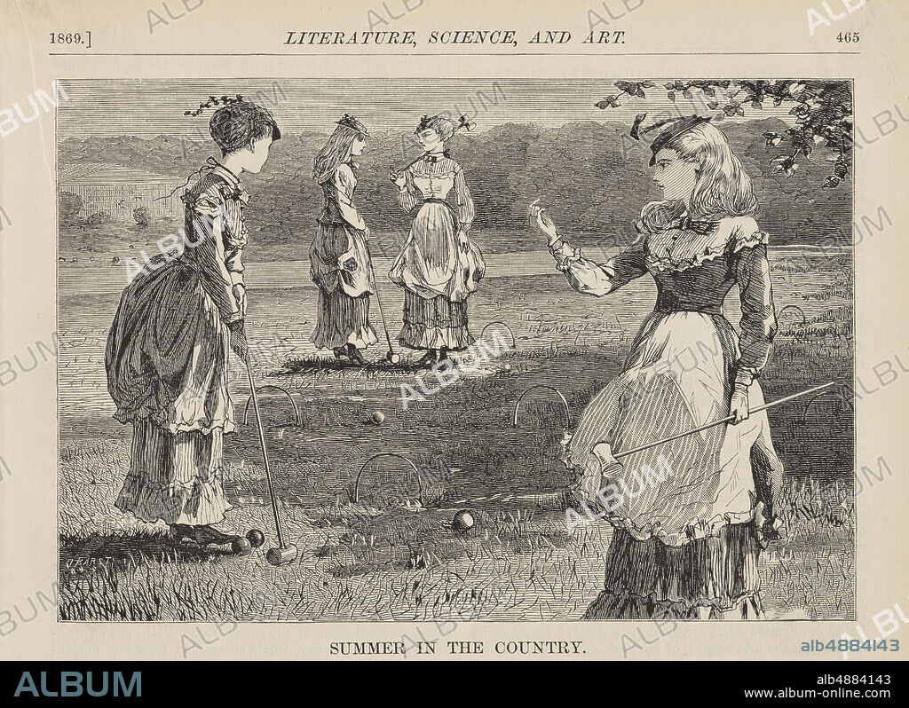 John Karst, American, 18361922, After Winslow Homer, (American, 18361910), Summer in the Country, From Appleton's Journal of Literature, Science, and Art, vol. 1, 10 July 1869, Wood engraving on cream wove paper, Image: 4 1/2 x 6 9/16 in. (11.4 x 16.7 cm).