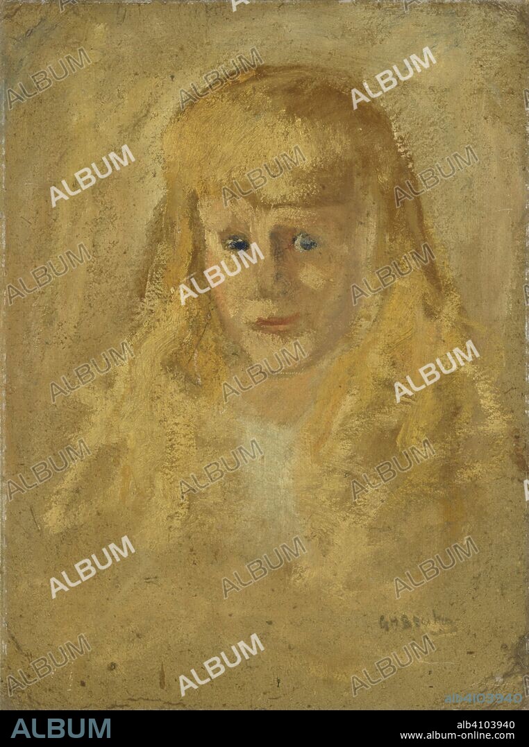 GEORGE HENDRIK BREITNER. Marie Anne Henriette Breitner (geb.1882-06-14), the Painter's Half-sister. Dating: c. 1890 - c. 1923. Place: Netherlands. Measurements: h 44 cm × w 32.5 cm; d 4.5 cm.