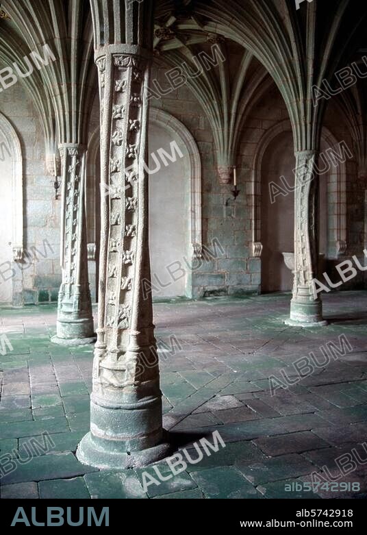 Oseira, Kloster / Kapitelsaal, 16. Jh. Aufnahmeformat: 4,5 × 6 cm.
