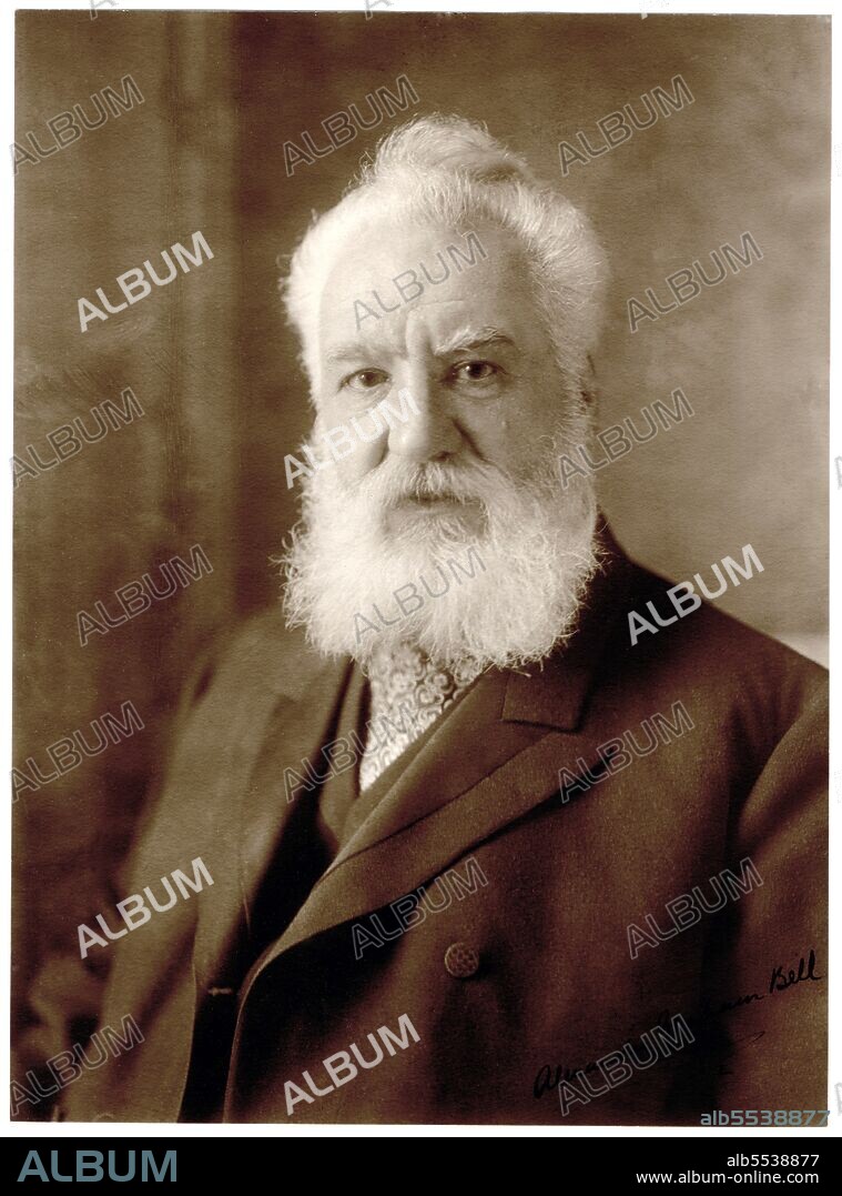 Alexander Graham Bell (March 3, 1847 – August 2, 1922) was an eminent Scottish-born scientist, inventor, engineer and innovator who is credited with inventing the first practical telephone. Bell's father, grandfather, and brother had all been associated with work on elocution and speech, and both his mother and wife were deaf, profoundly influencing Bell's life's work. His research on hearing and speech further led him to experiment with hearing devices which eventually culminated in Bell being awarded the first U.S. patent for the telephone in 1876. Bell considered his most famous invention an intrusion on his real work as a scientist and refused to have a telephone in his study. Many other inventions marked Bell's later life, including groundbreaking work in optical telecommunications, hydrofoils and aeronautics. In 1888, Bell became one of the founding members of the National Geographic Society.