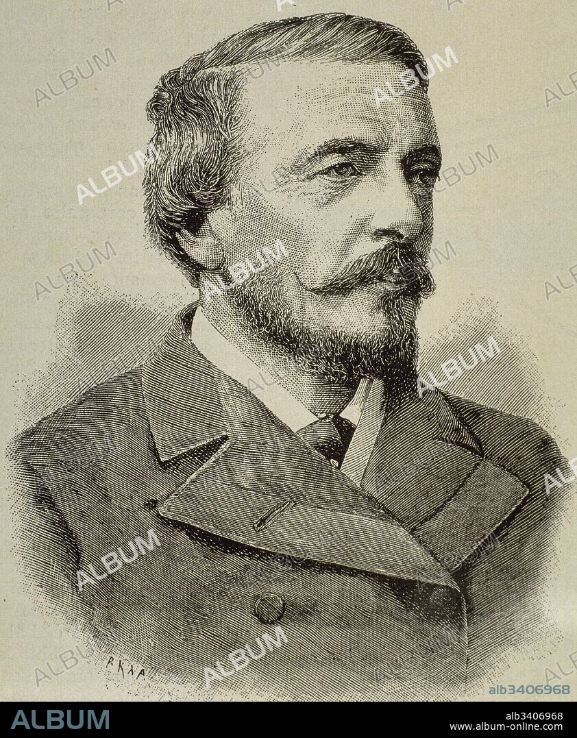 Frederick Temple Hamilton-Temple Blackwood, primer marqués de Dufferin y Ava (Florencia, 1826-Clandeboye, 1902). Diplomático británico. Canciller del ducado de Lancaster en 1868 y gobernador general del Canadá (1872-1878). En 1879 fue embajador en San Petersburgo y en 1881 en Constantinopla. Virrey de la India (1884-1888). Por último pasó a desempeñar el cargo de embajador de Roma y París. Grabado del siglo XIX.