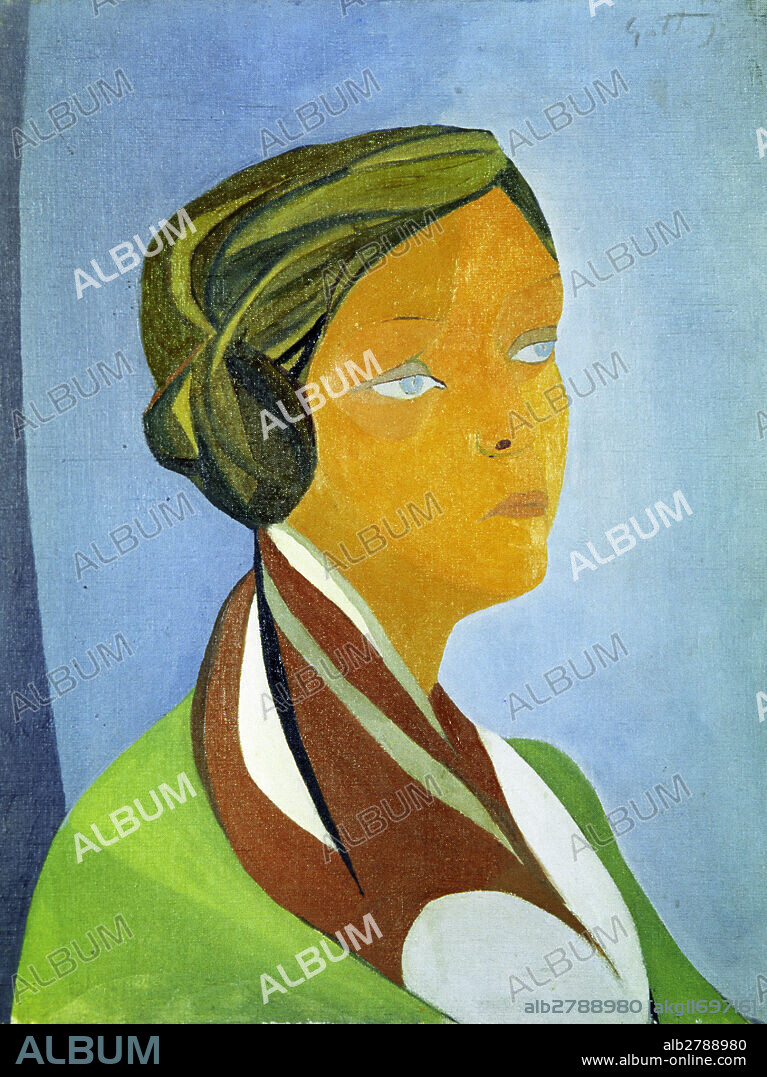'Portrait of Mimise' painting by artist Renato Guttuso.