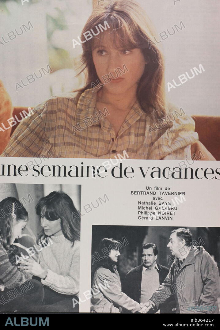 Poster of A WEEK'S VACATION, 1980 (UNE SEMAINE DE VACANCES), directed by BERTRAND TAVERNIER. Copyright SARA FILMS.