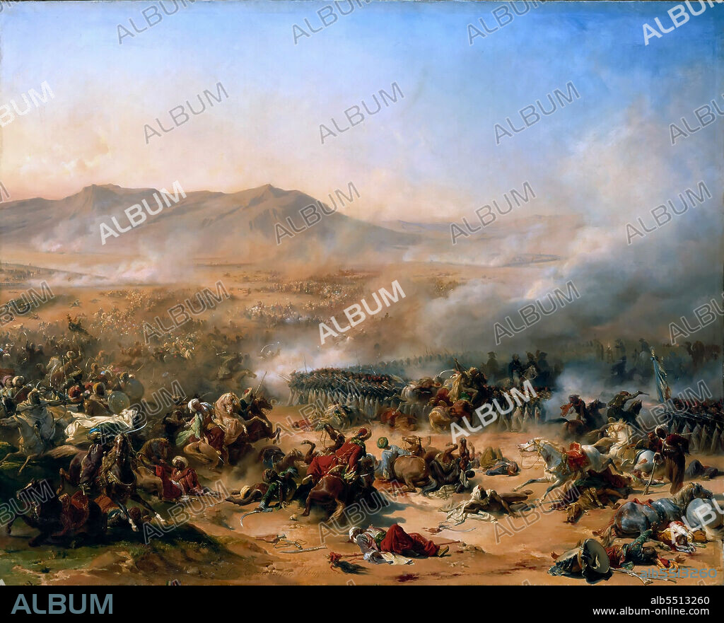 HENRI FéLIX EMMANUEL PHILIPPOTEAUX. The Battle of Mount Tabor on 16 April 1799.