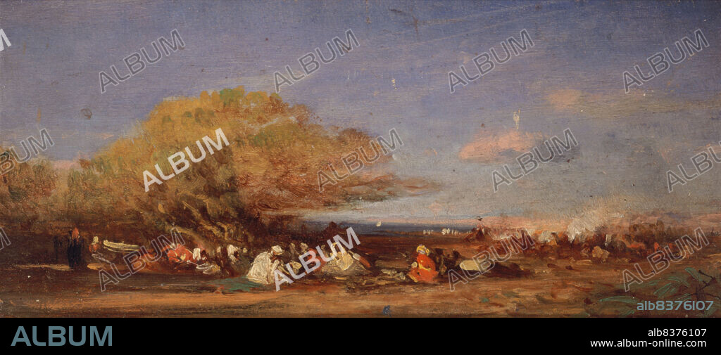 FELIX ZIEM. Près d'Alger, c.1859.