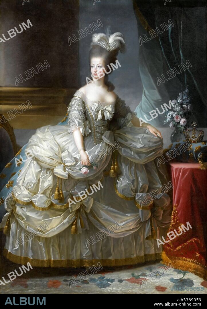 MARIE LOUISE ELISABETH VIGéE-LEBRUN. Portrait of Queen Marie Antoinette of France (1755-1793).
