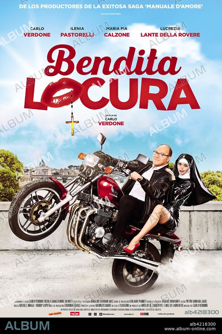 Poster of BENEDETTA FOLLIA, 2018, directed by CARLO VERDONE. Copyright FILMAURO.