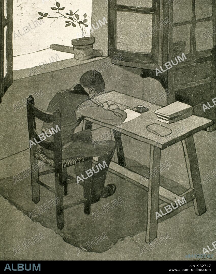 "LA ROSELLA" Novela de costumbre de Joan Oller i Rabassa. Ilustración de Xavier Gosé. La Ilustración Catalana. 1903.