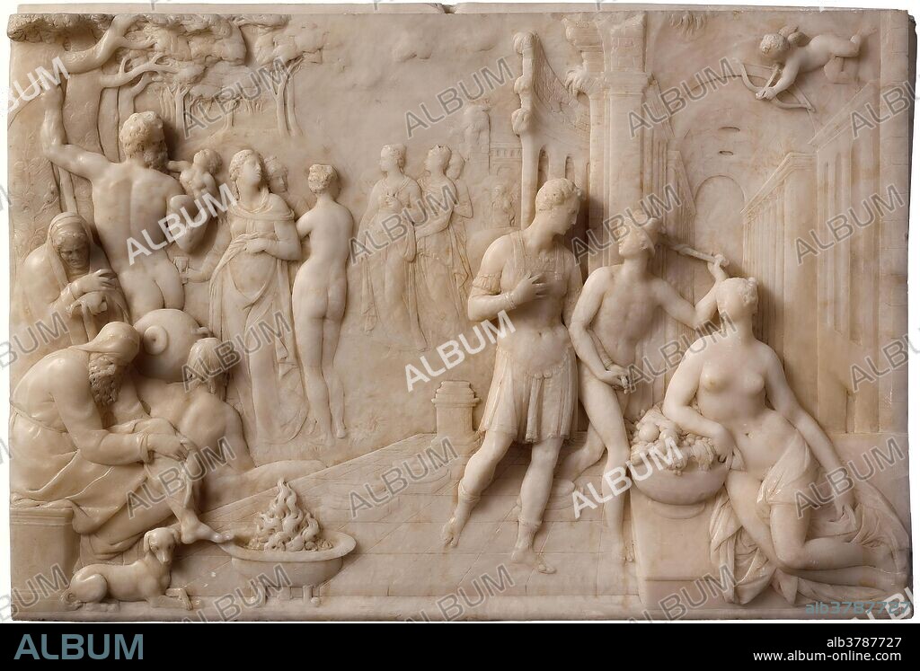 GIAMBOLOGNA und JUAN DE. GIAMBOLOGNA BOLONIA. Giambologna (Giovanni Da Bologna) / 'Allegory of Francesco I de?Medici'. 1560 - 1561. Italian alabaster.