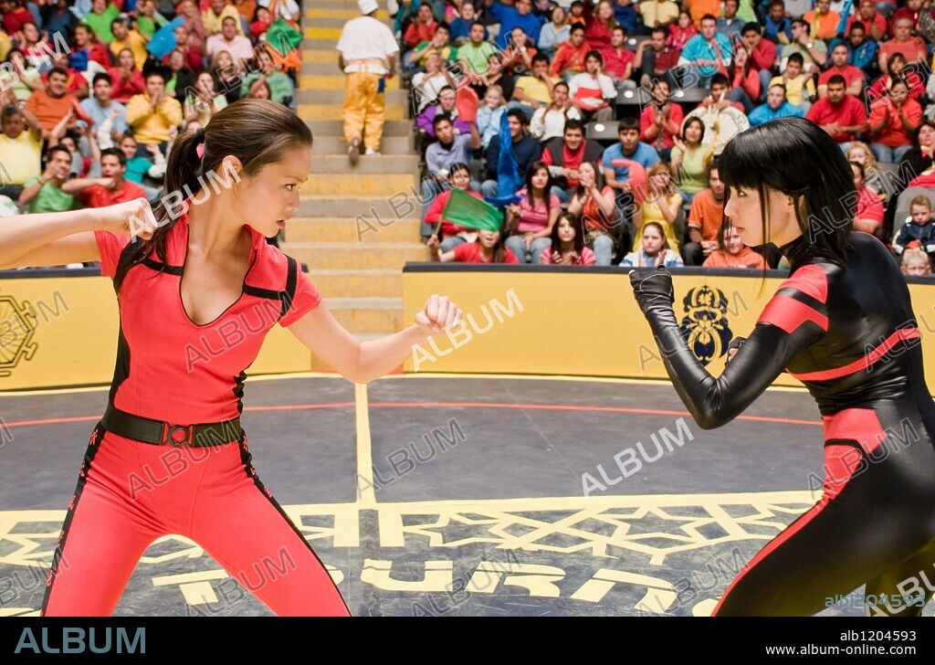 ERIKO TAMURA and JAMIE CHUNG in DRAGONBALL EVOLUTION, 2009, directed by JAMES WONG. Copyright DUNE ENTERTAINMENT/STAR OVERSEAS/TWENTIETH CENTURY FOX / GAVICA, MARTIN.
