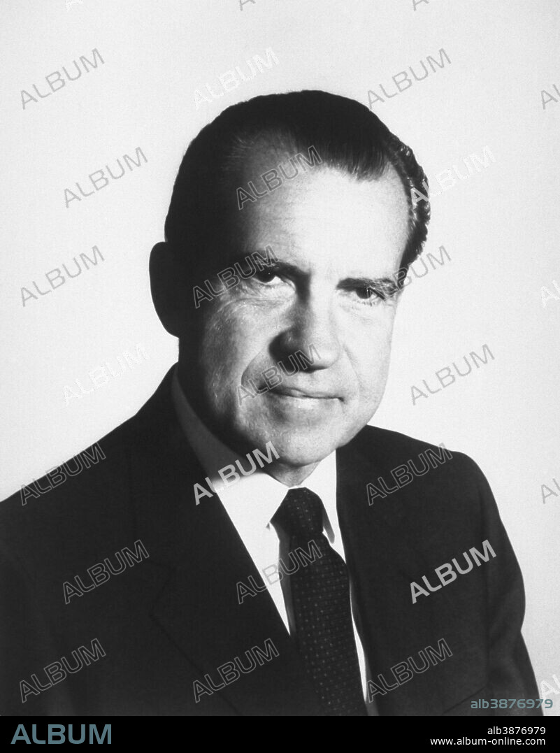 Portrait of President Richard Nixon.