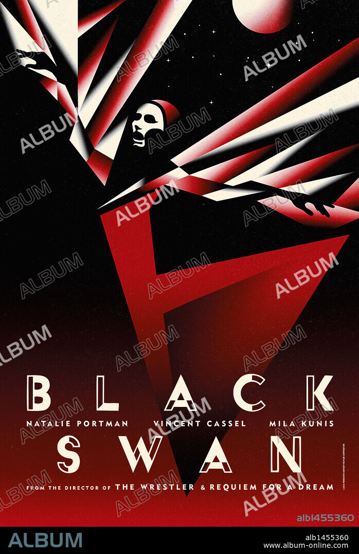 Poster de CISNE NEGRO, 2010 (BLACK SWAN), dirigida por DARREN ARONOFSKY. Copyright FOX SEARCHLIGHT PICTURES.