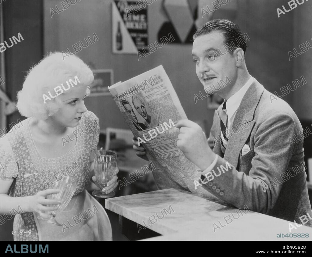 JEAN HARLOW and WALTER BYRON in THREE WISE GIRLS, 1932. Copyright COLUMBIA PICTURES.