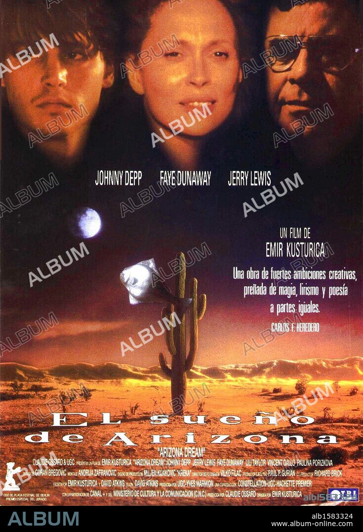 Poster of ARIZONA DREAM, 1993, directed by EMIR KUSTURICA. Copyright WARNER BROS.