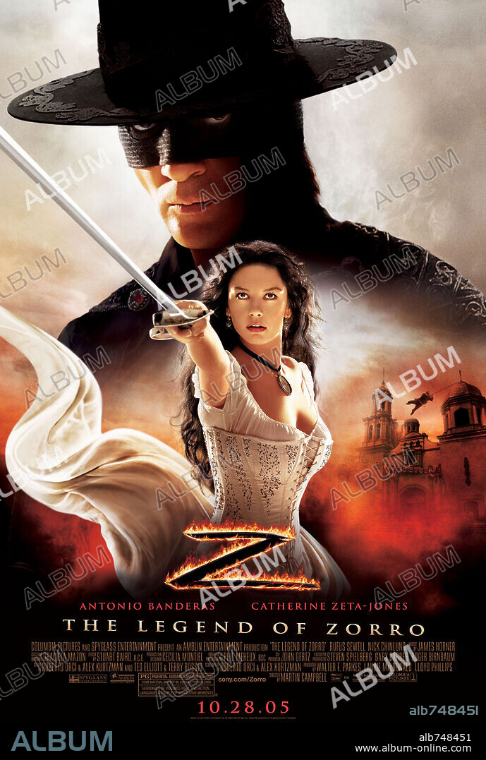 CATHERINE ZETA-JONES en LA LEYENDA DEL ZORRO, 2005 (THE LEGEND OF ZORRO), dirigida por MARTIN CAMPBELL. Copyright COLUMBIA PICTURES.
