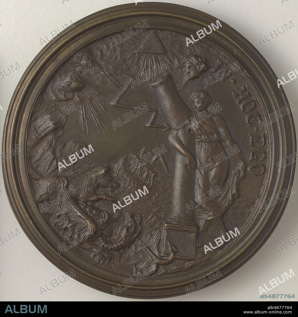 Giovanni Zanobio Weber, Giovanni Bottari, 1761-1806, bronze, 3 9/16 in. (9.1 cm.).