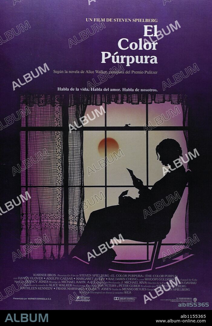 Poster of THE COLOR PURPLE, 1985, directed by STEVEN SPIELBERG. Copyright WARNER BROTHERS.