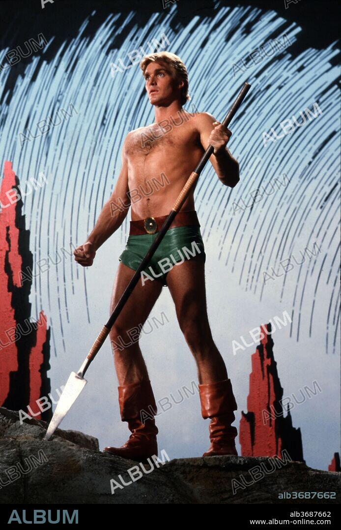 SAM J. JONES en FLASH GORDON, 1980, dirigida por MIKE HODGES. Copyright UNIVERSAL PICTURES.