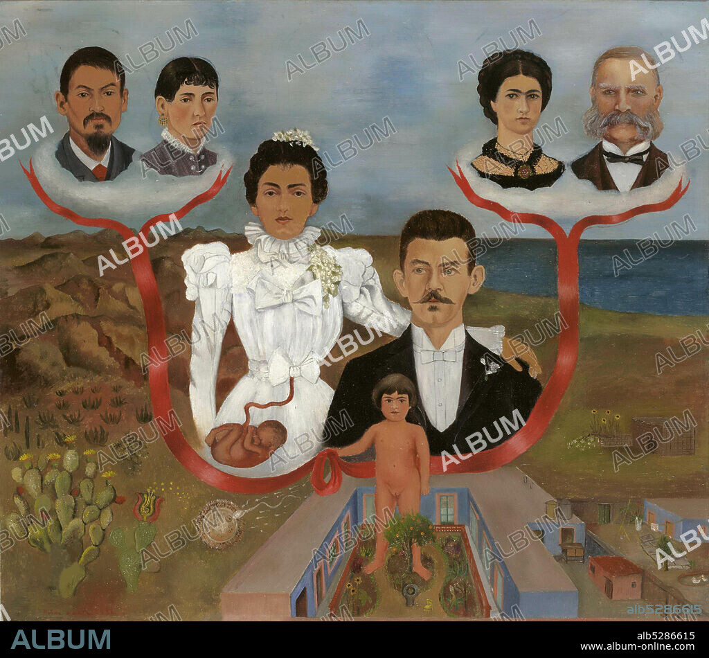 FRIDA KAHLO. My Grandparents, My Parents, and I (Family Tree).