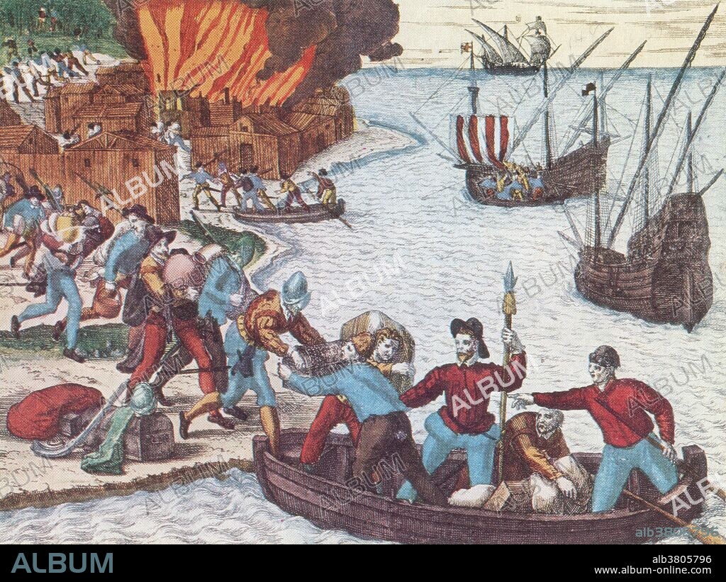 Jacques de Sores was a French pirate who attacked and burnt Havana, Cuba in 1555. Little is known of de Sores. He was nicknamed "The Exterminating Angel". He was the leader of a band of Huguenot pirates and a lieutenant or former lieutenant of another French pirate, FranÃ§ois le Clerc. Le Clerc and Sores had set out from France in 1553 with three royal ships and a number of privateers under commission from Francis I of France who was envious of the riches returning to Spain from the New World. Le Clerc had raided Santiago de Cuba in 1554, and some accounts mention a raid on Santiago de Cuba by de Sores, although whether this was as part of the attack by le Clerc is not clear. He destroyed the fortress of La Fuerza Vieja in today's Calle TacÃ³n and burnt most of the town. He also burnt the shipping in the harbor and laid waste to much of the surrounding countryside.