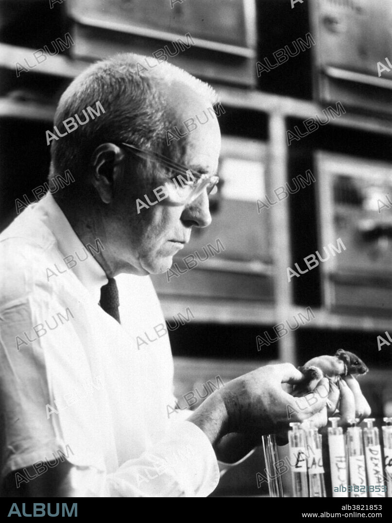 Charles Brenton Huggins (1901-1997) was a Canadian-born American physician and physiologist and cancer researcher at the University of Chicago specializing in prostate cancer. He was awarded the 1966 Nobel Prize for Physiology or Medicine for discovering that hormones could be used to control the spread of some cancers. This was the first discovery that showed that cancer could be controlled by chemicals. He lived to be 95 and died of natural causes.