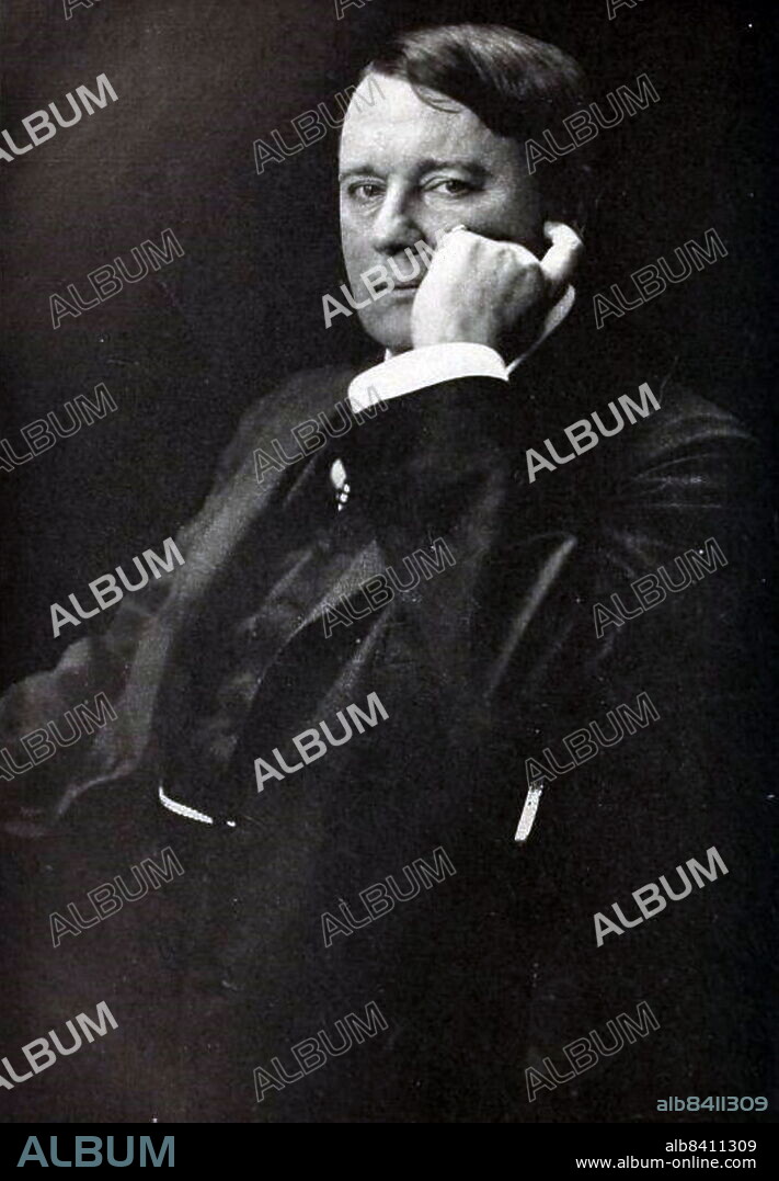 Alfred Charles William Harmsworth, 1st Viscount Northcliffe (1865 - 1922), British newspaper and publishing magnate. As owner of the Daily Mail and the Daily Mirror, he was an early developer of popular journalism, and he exercised vast influence over British popular opinion during the Edwardian era.
