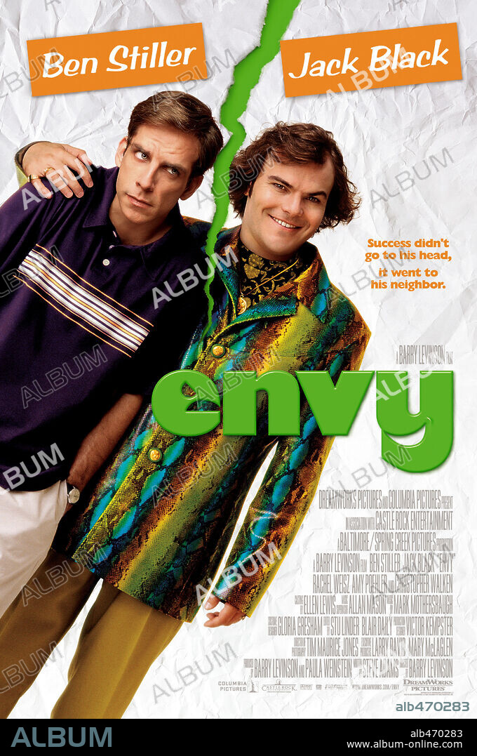 BEN STILLER y JACK BLACK en ENVIDIA, 2004 (ENVY), dirigida por BARRY LEVINSON. Copyright DREAMWORKS SKG.