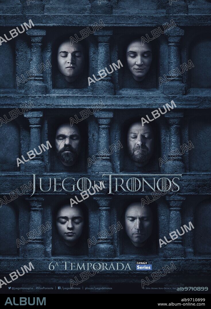 Poster de JUEGO DE TRONOS, 2011 (GAME OF THRONES), dirigida por DANIEL MINAHAN. Copyright HBO. Temporada 6.