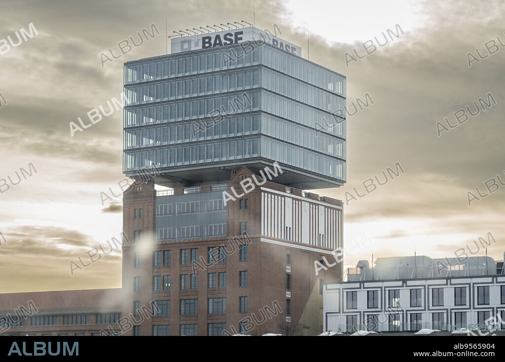 BASF Services Europe GmbH office building in the Friedrichshain area, Berlin, Federal Republic of Germany.
