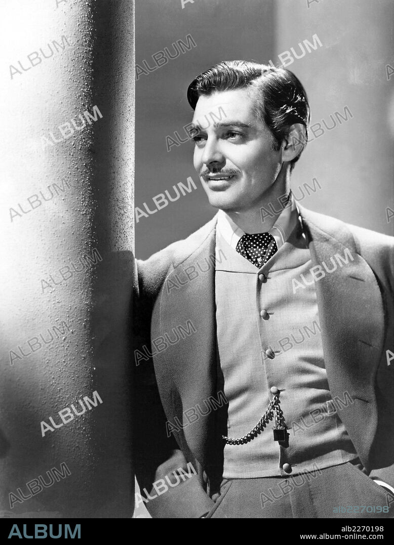 CLARK GABLE in GONE WITH THE WIND, 1939, unter der Regie von GEORGE CUKOR und VICTOR FLEMING. Copyright M.G.M.