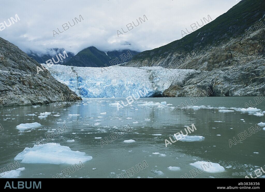 North Sawyer Glacier in Tracy Arm Fjord, southeast Alaska.
