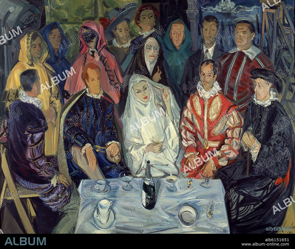 XAVIER SOLER. ENTREACTO DEL TENORIO (OBRA DE ZORILLA) - 1957.