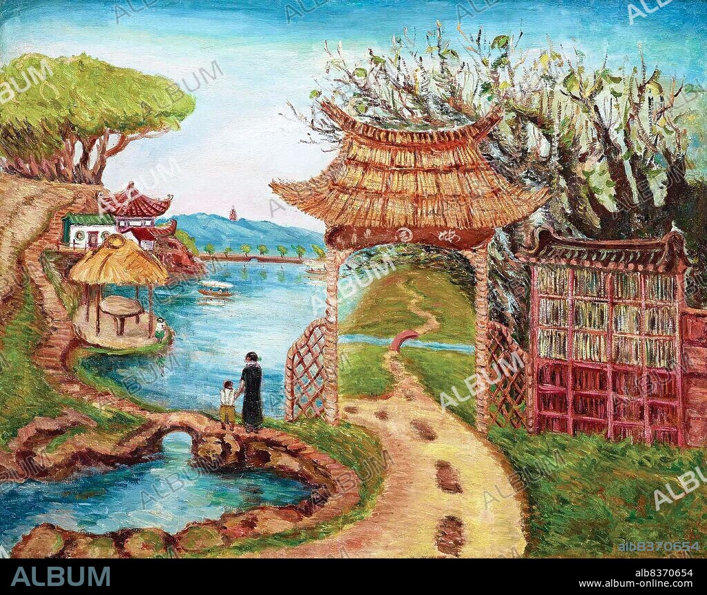 Tan Ting-pho (Chen Chengbo; Peh-oe-ji: Tan Teng-pho; February 2, 1895 March 25, 1947), was a well-known Taiwanese painter. In 1926, his oil painting <i>Street of Chiayi</i> was featured in the seventh Empire Art Exhibition in Japan, which was the first time a Taiwanese artist's work was displayed at the exhibition.<br/><br/>. Tan devoted his life to education and creation, and was greatly concerned about the development of humanist culture in Taiwan. He was not only devoted to the improvement of his own painting, but also to the promotion of the aesthetic education of the Taiwanese people. He was murdered as a result of the February 28 Incident, a 1947 popular uprising in Taiwan which was brutally repressed by the Kuomintang (KMT).
