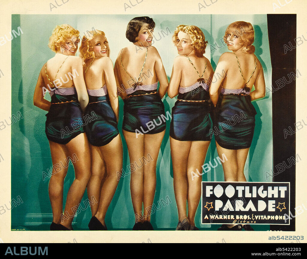 DESFILE DE CANDILEJAS, 1933 (FOOTLIGHT PARADE), dirigida por LLOYD BACON. Copyright WARNER BROTHERS.