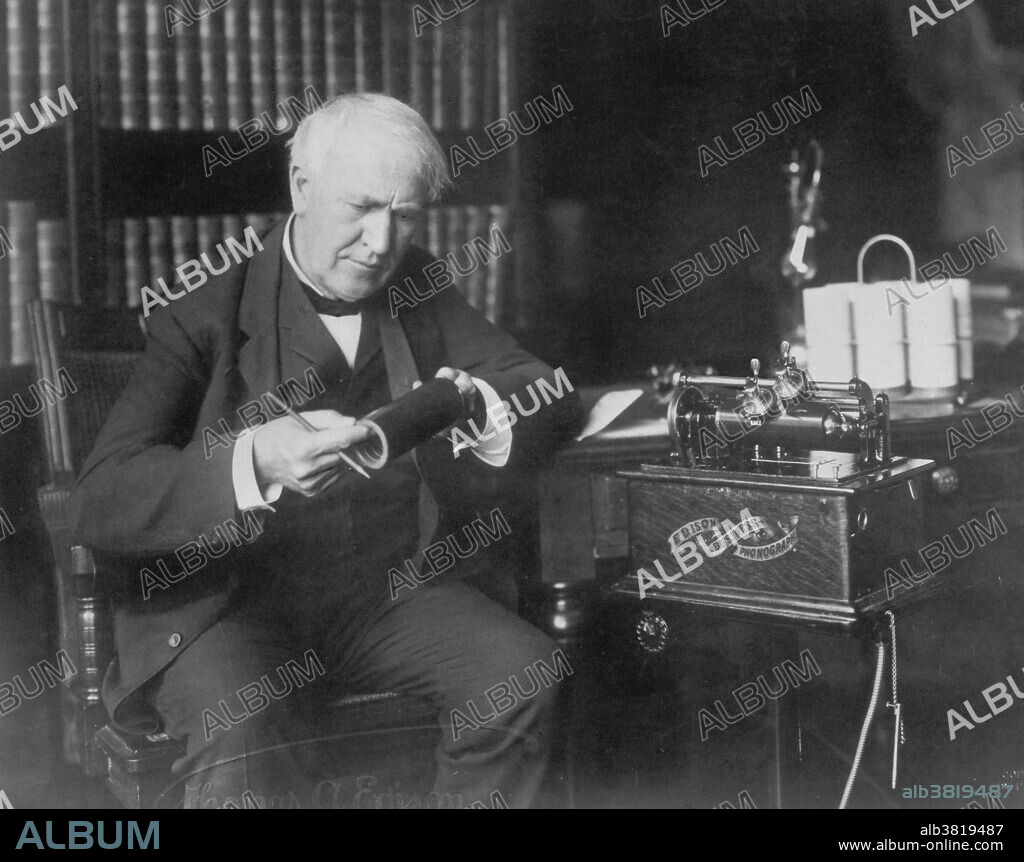 Thomas Alva Edison (1847-1931) was an American inventor and businessman. He developed many devices that greatly influenced life around the world, including the phonograph, the motion picture camera, and a long-lasting, practical electric light bulb. Dubbed "The Wizard of Menlo Park". He was one of the first inventors to apply the principles of mass production and large teamwork to the process of invention, and therefore is often credited with the creation of the first industrial research laboratory. Edison is the fourth most prolific inventor in history, holding 1,093 US patents in his name. He is credited with numerous inventions that contributed to mass communication and, in particular, telecommunications. These included a stock ticker, a mechanical vote recorder, a battery for an electric car, electrical power, recorded music and motion pictures. Thomas Edison died of complications of diabetes on October 18, 1931, in his home.