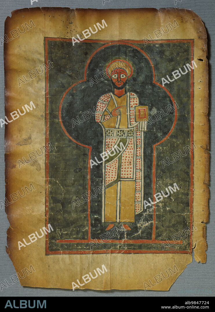 ANON. Evangelia IV Etiopice (Ge´ez), Ethiopian Manuscript. Four Gospels, 14th century, design: 14th century.