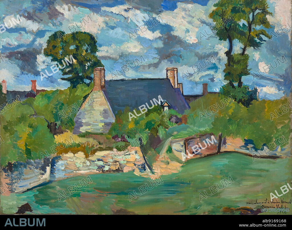 SUZANNE VALADON. Paysage de Genêt.